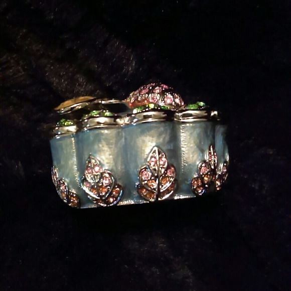 Australian Crystal Bumblebee Jewelry/Trinket Bx - Picture 2 of 3